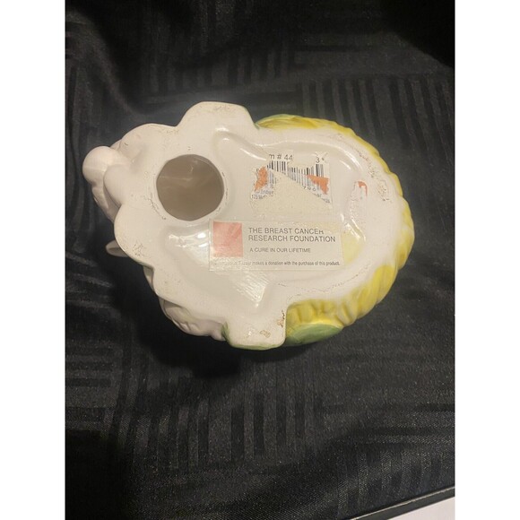 Vintage international bazaar bunny rabbit sunflower candy dish easter decor - Picture 6 of 8